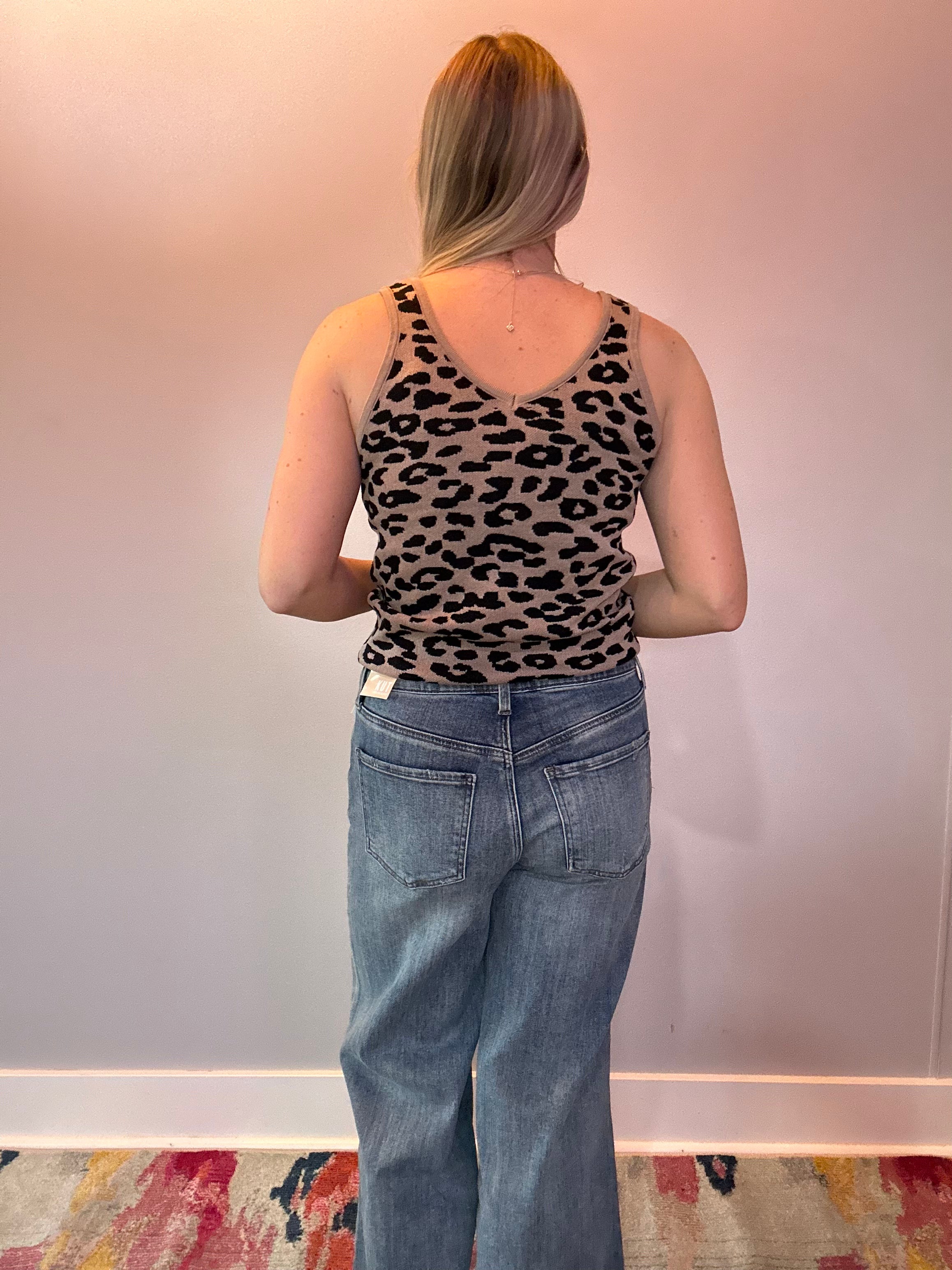 Wild & Free Leopard Knit Tank