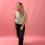Wild Side Vintage Leopard Vest Top
