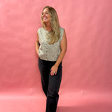 Wild Side Vintage Leopard Vest Top