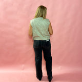 Wild Side Vintage Leopard Vest Top