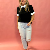 Wrenly High Rise Straight Cut Denim