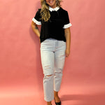 Wrenly High Rise Straight Cut Denim