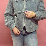 Xander Quilted Denim Jacket