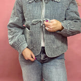 Xander Quilted Denim Jacket