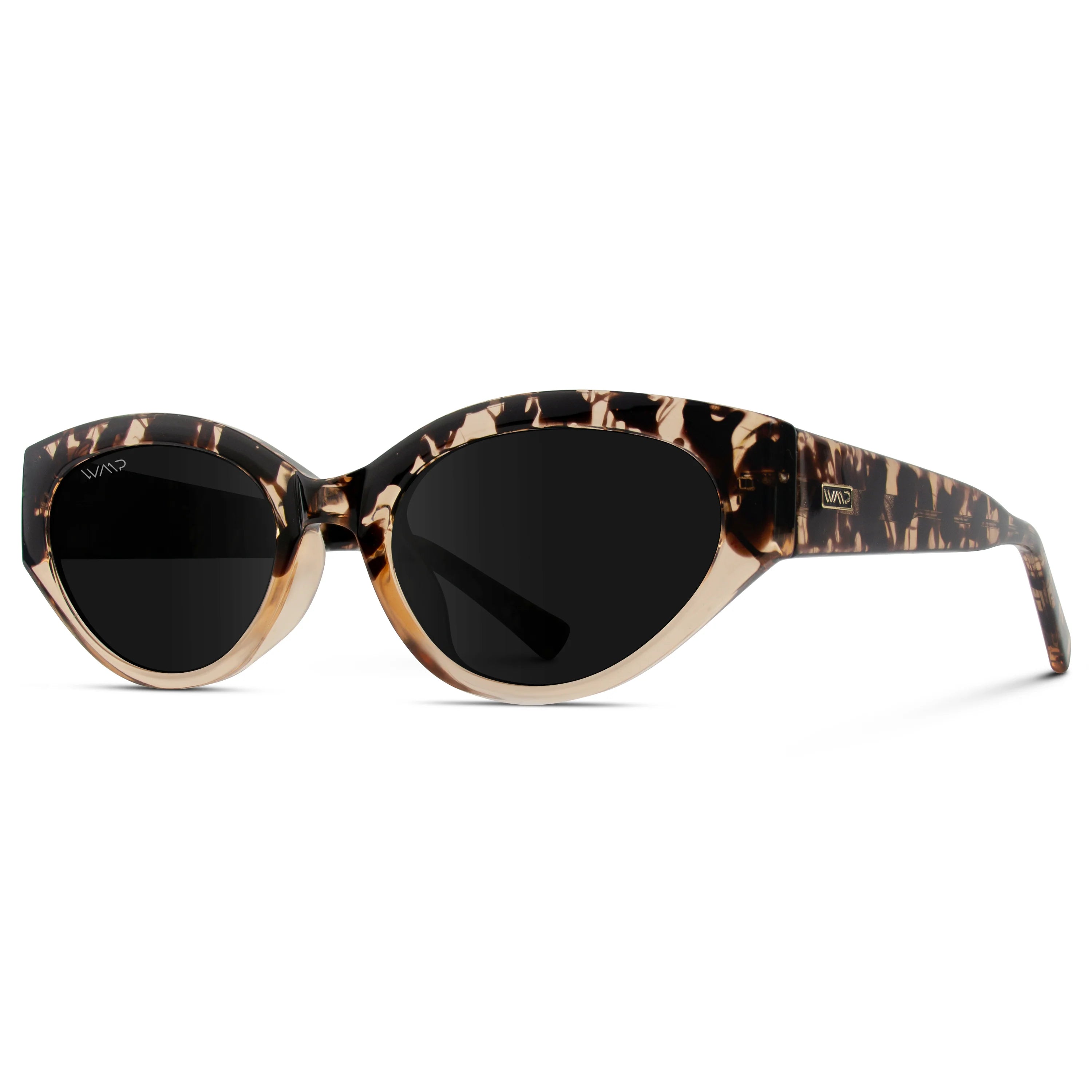 Xena Angled Oval Shape Sunglasses