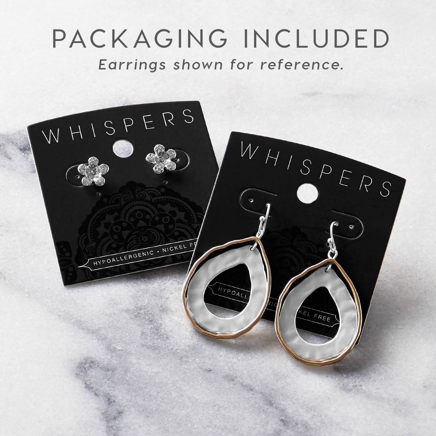 Labyrinth Crest Earrings - Gold