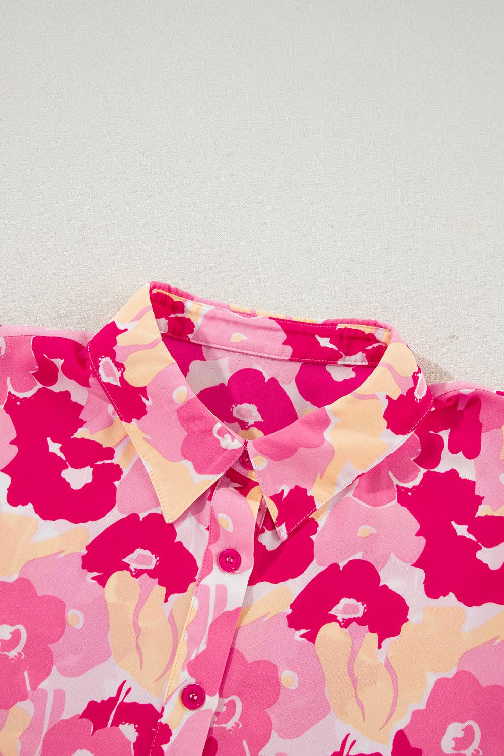 Floral Flourish Button Down Blouse