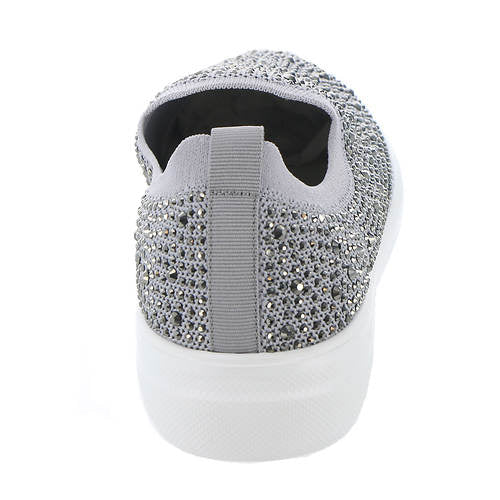 Swanky Bling Sneaker in Grey Crystal