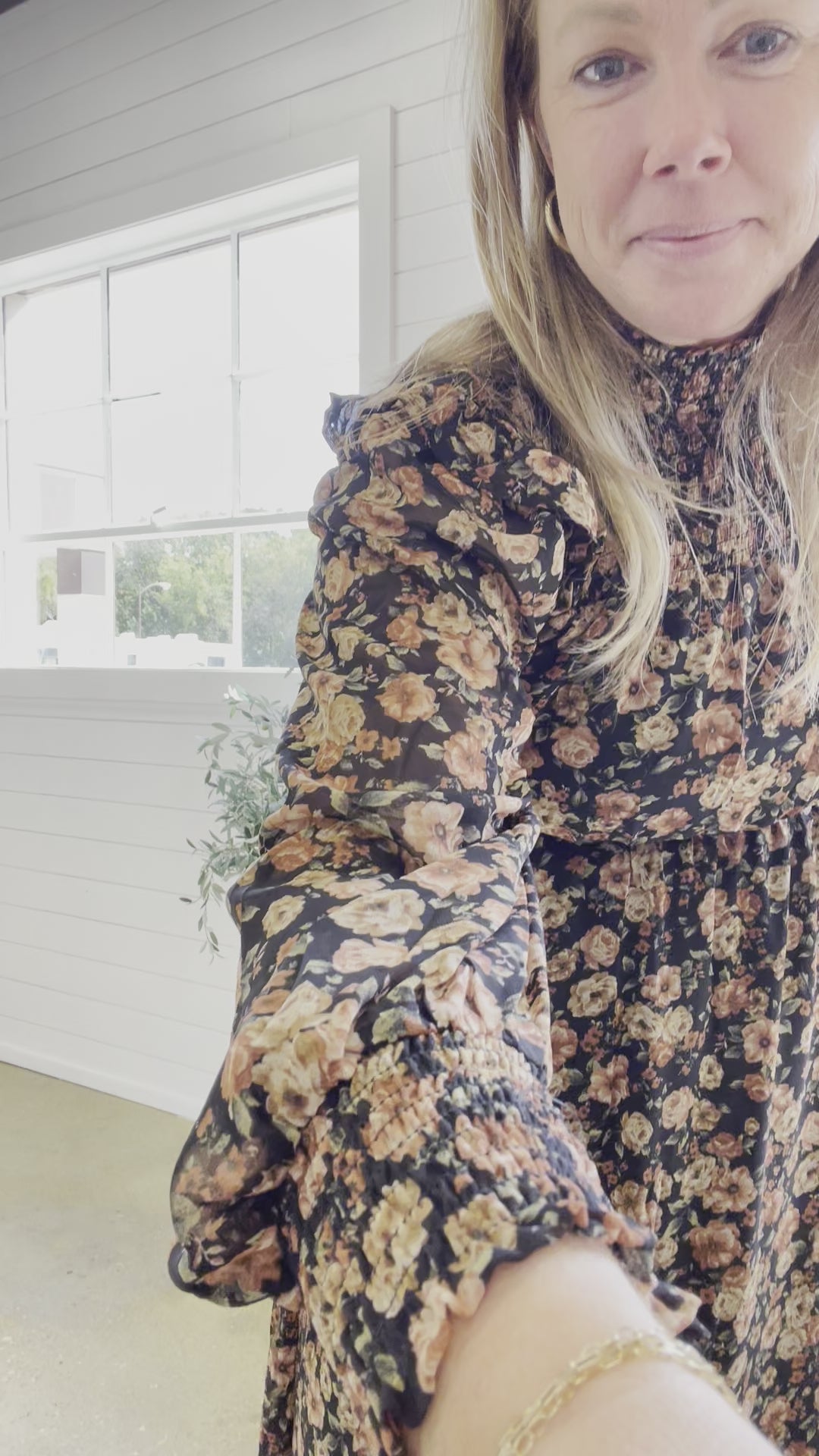 Find Me There Floral Midi Dress