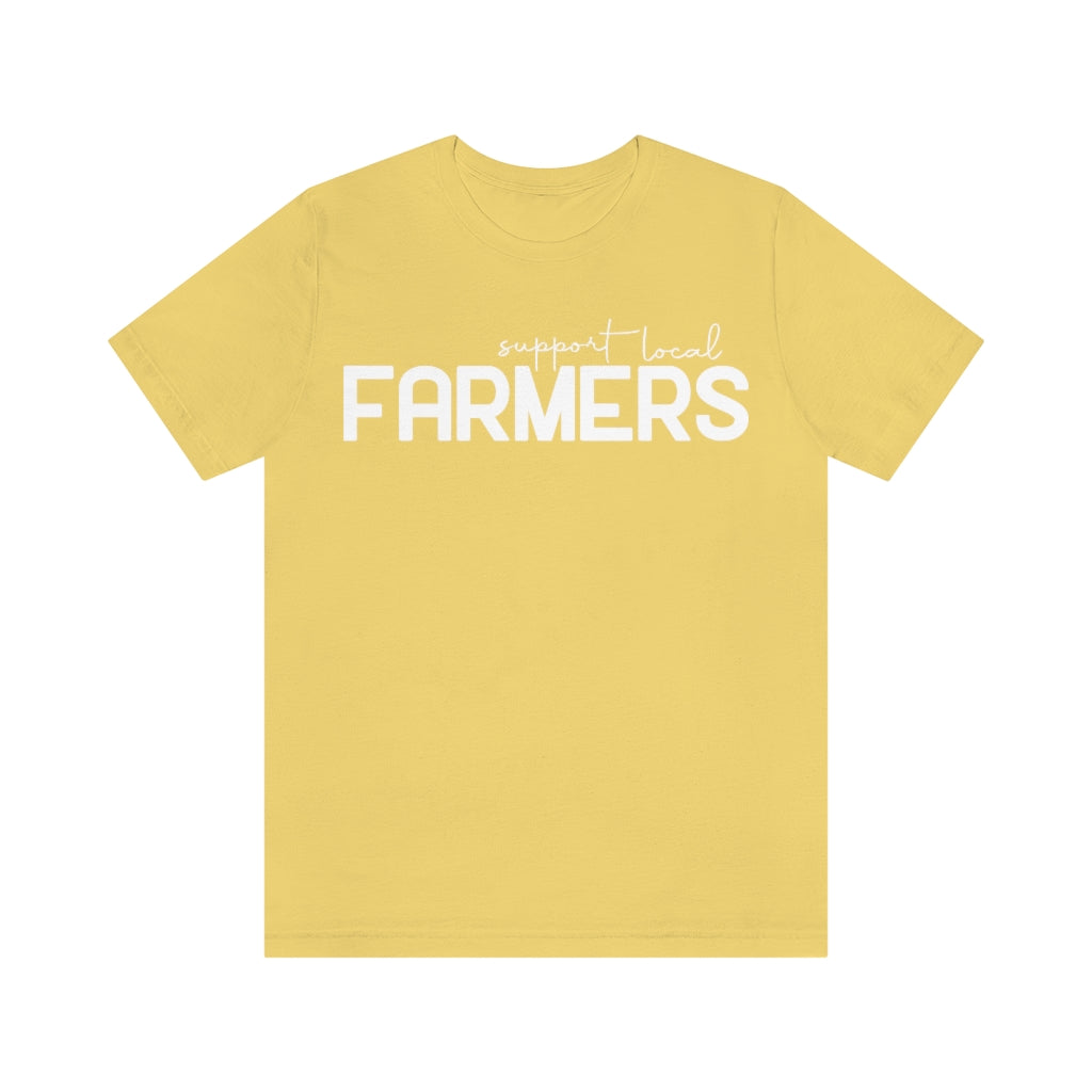 Support Local Farmers Unisex Jersey Short Sleeve Tee