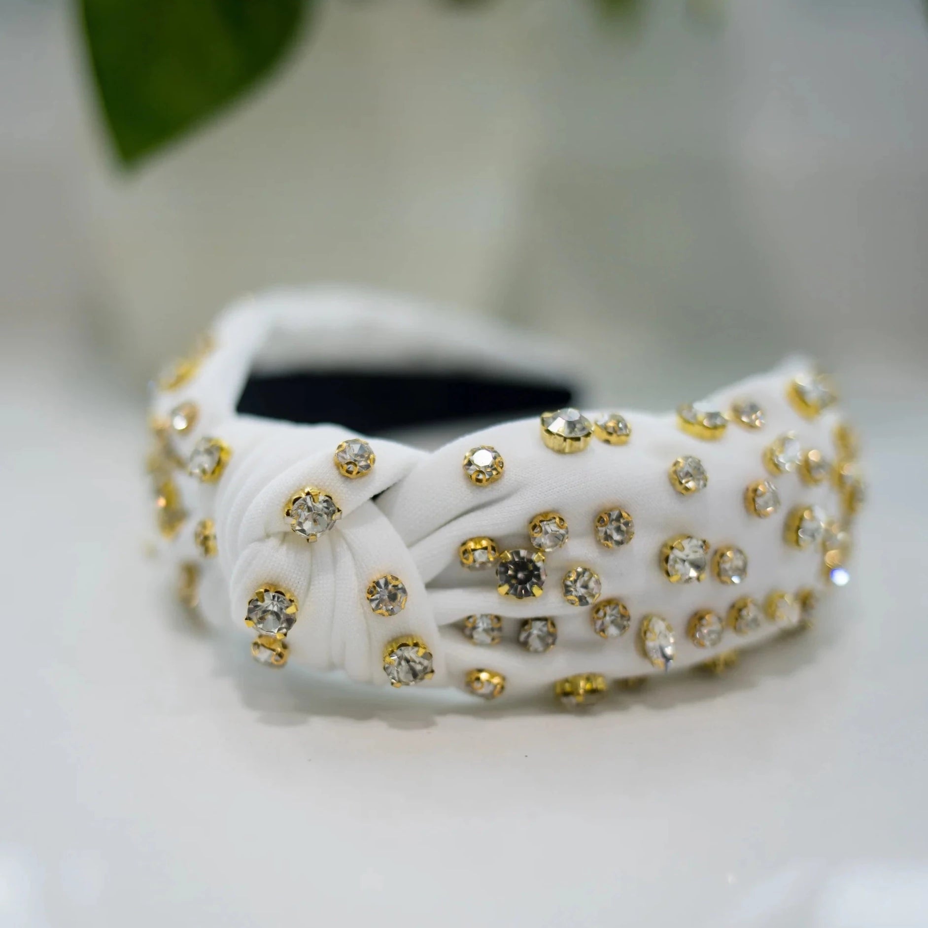 Glam Headbands in White