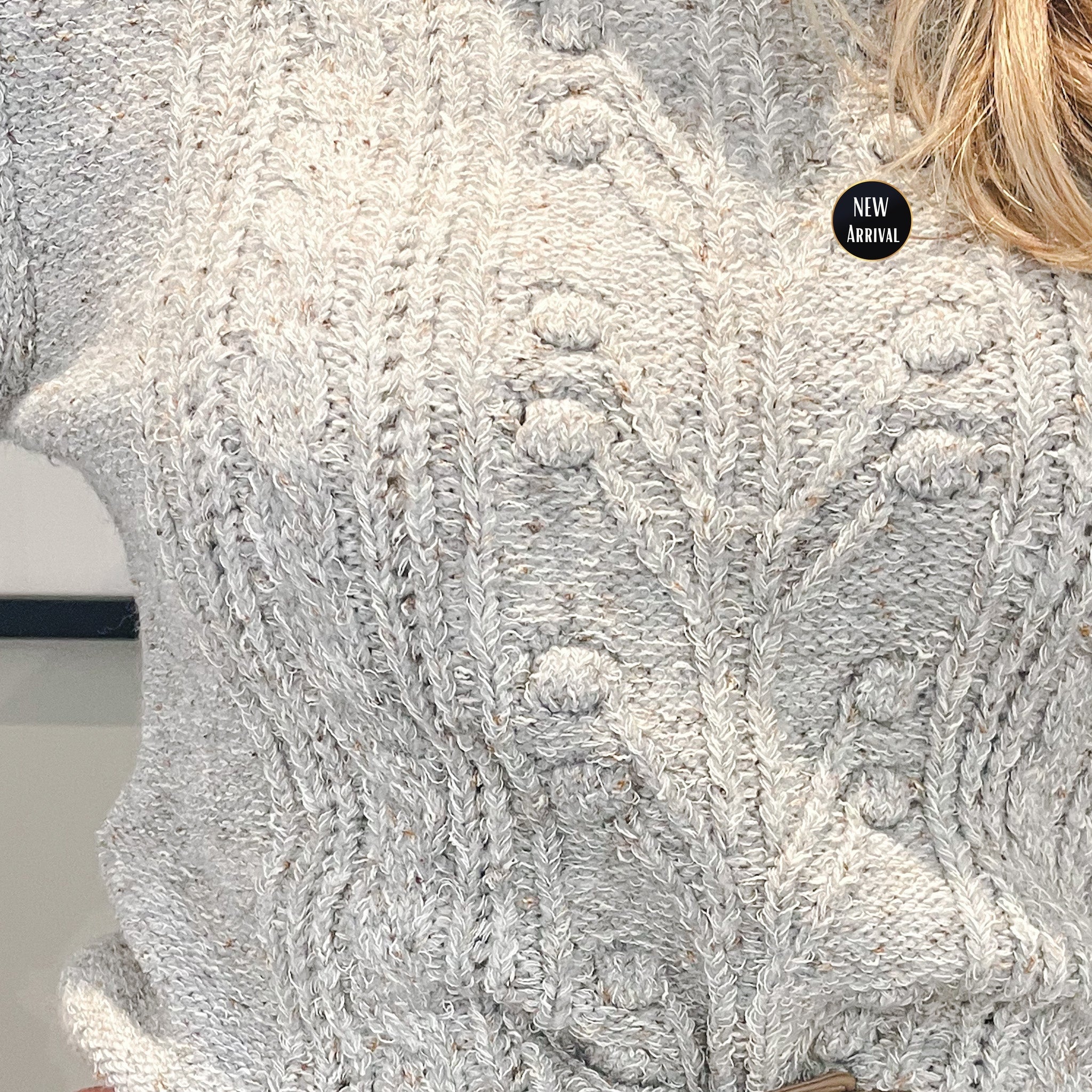 Chicago Stores Cable Knit Sweater-Shabby 2 Chic Boutiques