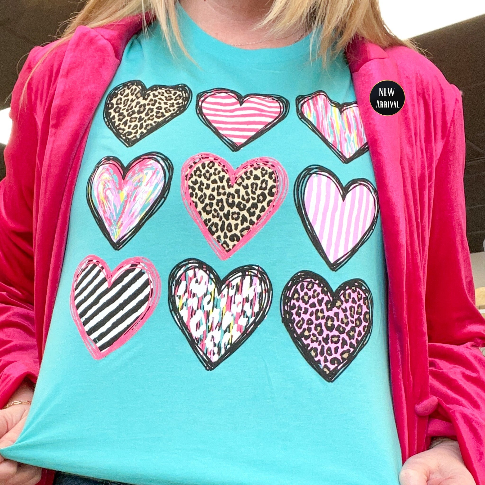 Heart Squared Graphic Tee