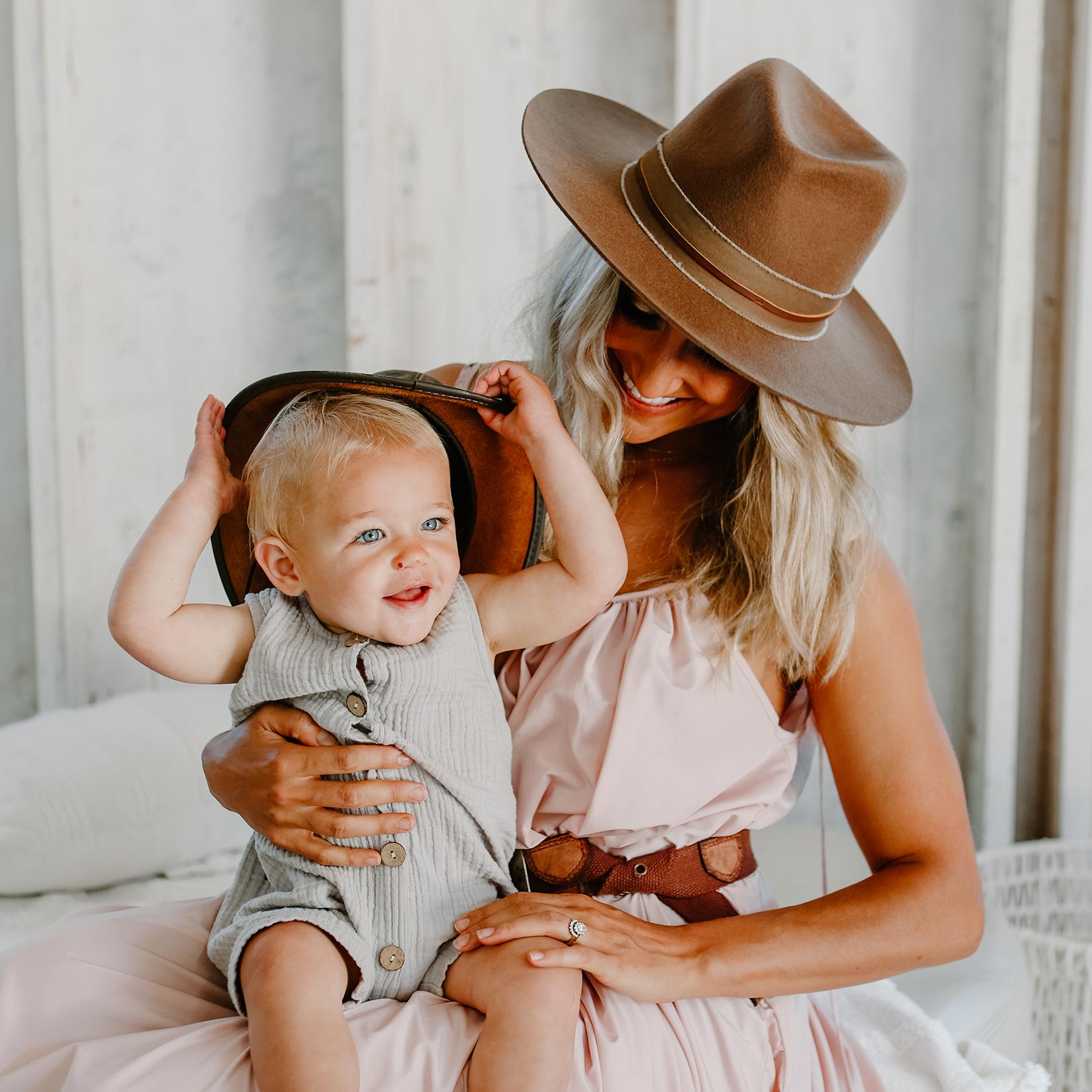 Jawa Wide Brim Felt Fedora in Chestnut