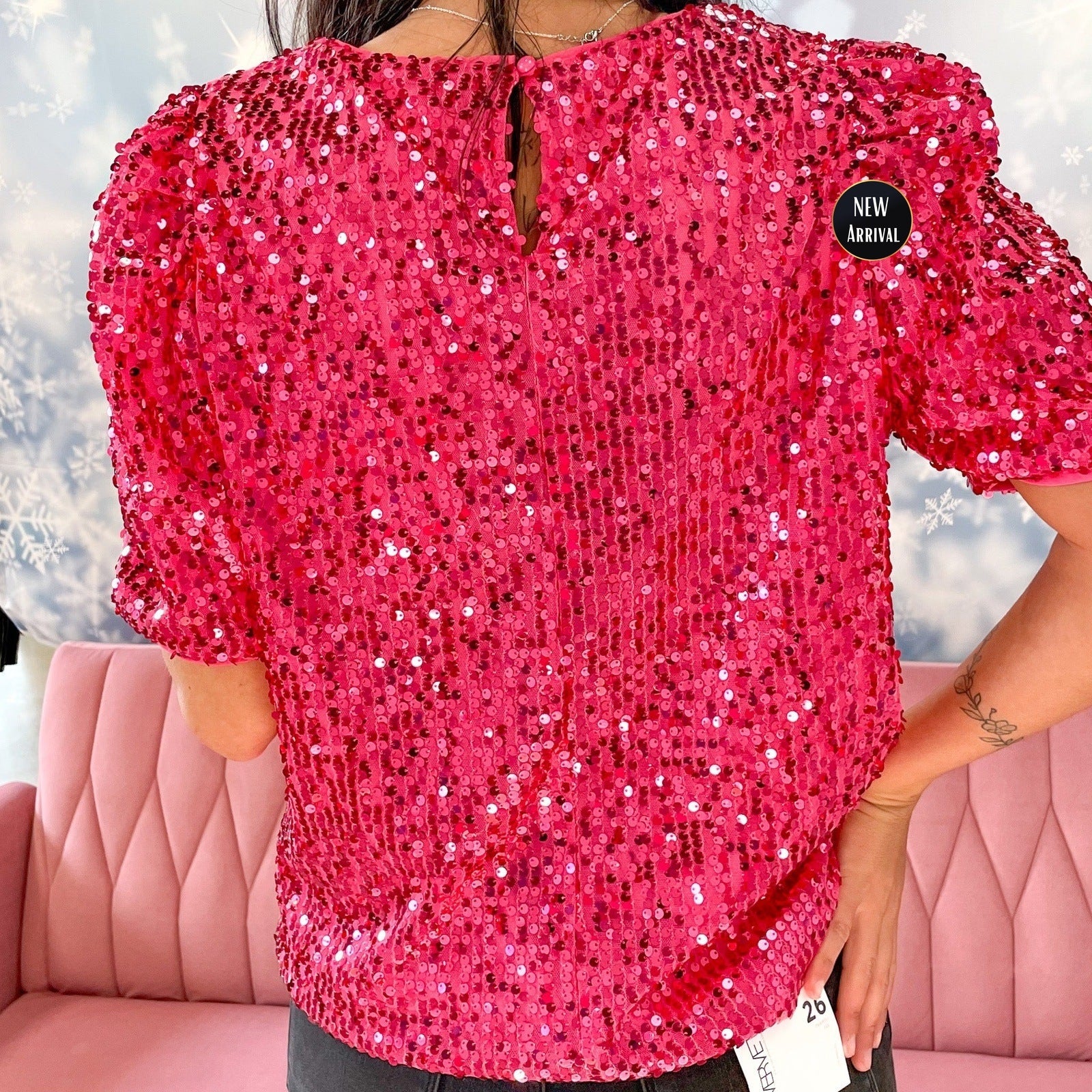 Secrecy Sequin Blouse