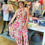 Sweet Talk Halter Maxi Dress