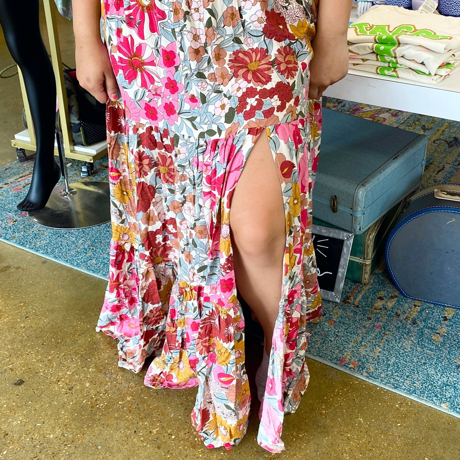 Sweet Talk Halter Maxi Dress